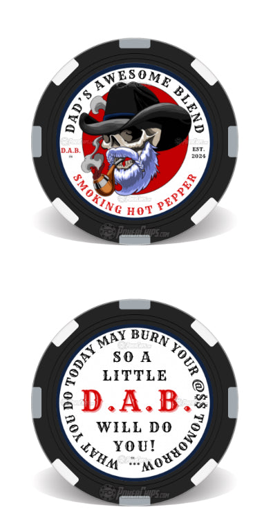 Smoking Hot Pepper Poker Chip